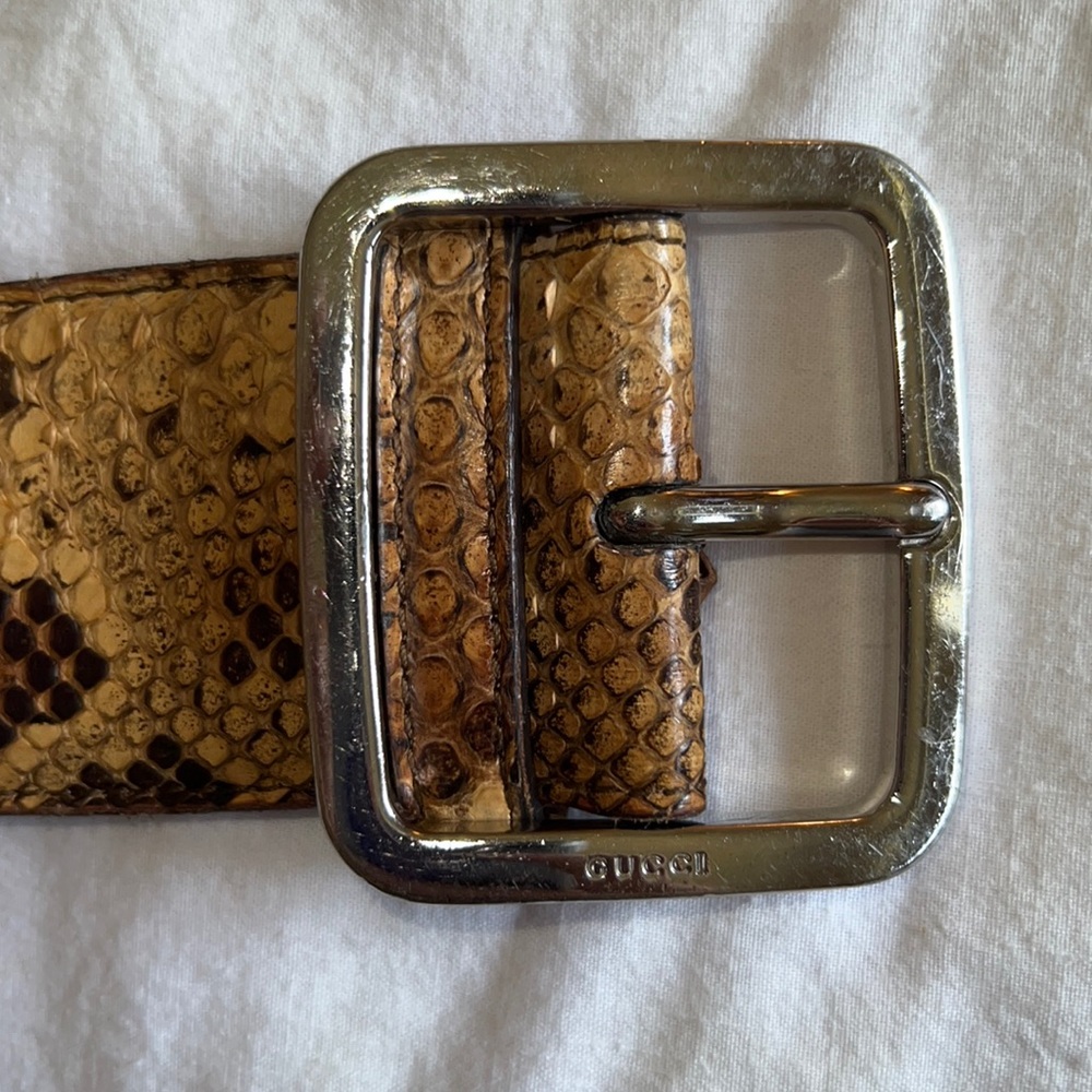 Gucci Python Belt - image 5